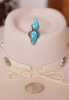 Turquoise Slab Rings-Rings-Krush Kandy, Women's Online Fashion Boutique Located in Phoenix, Arizona (Scottsdale Area)