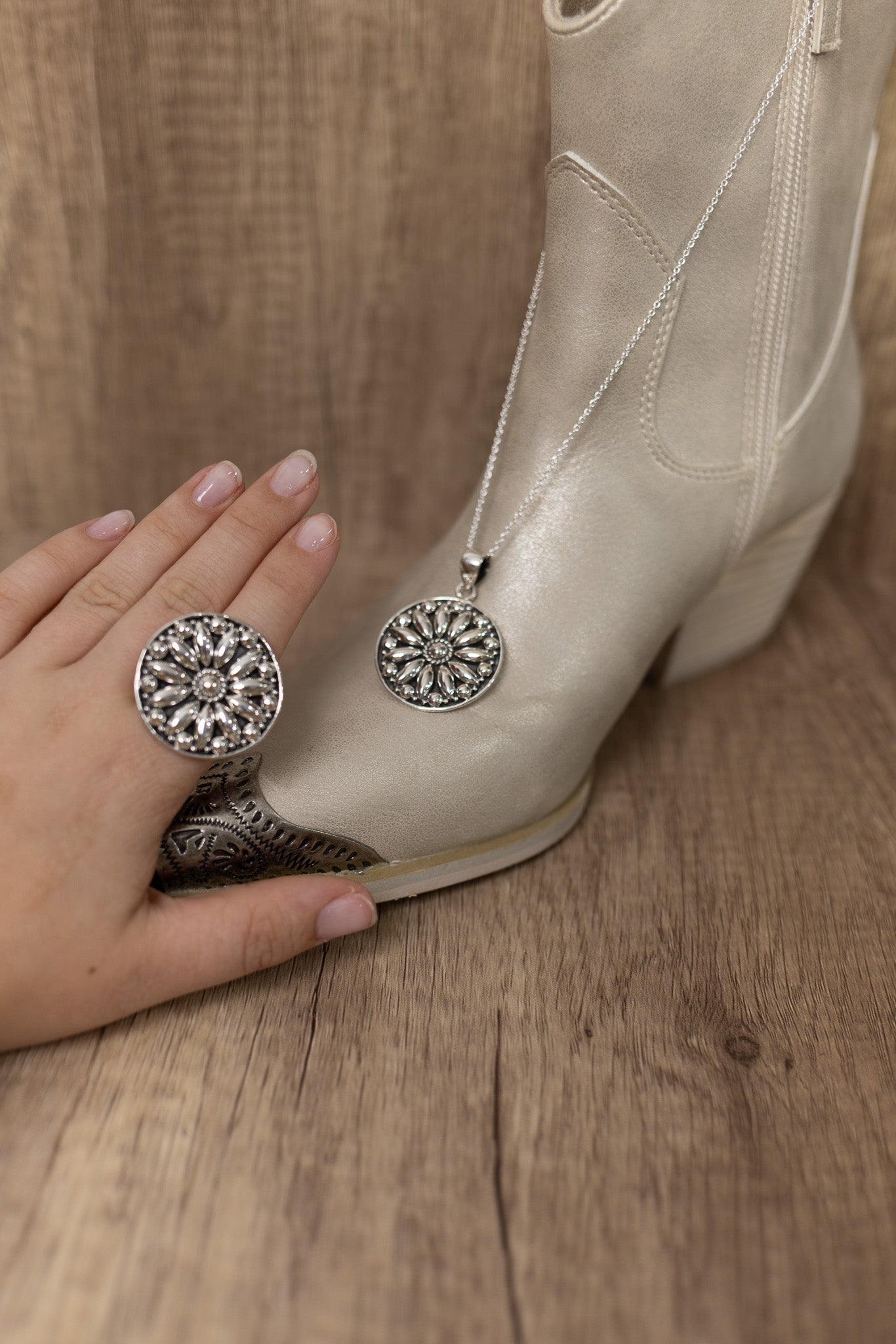 Emma's Sterling Blossom Set-Stud Earrings-Krush Kandy, Women's Online Fashion Boutique Located in Phoenix, Arizona (Scottsdale Area)