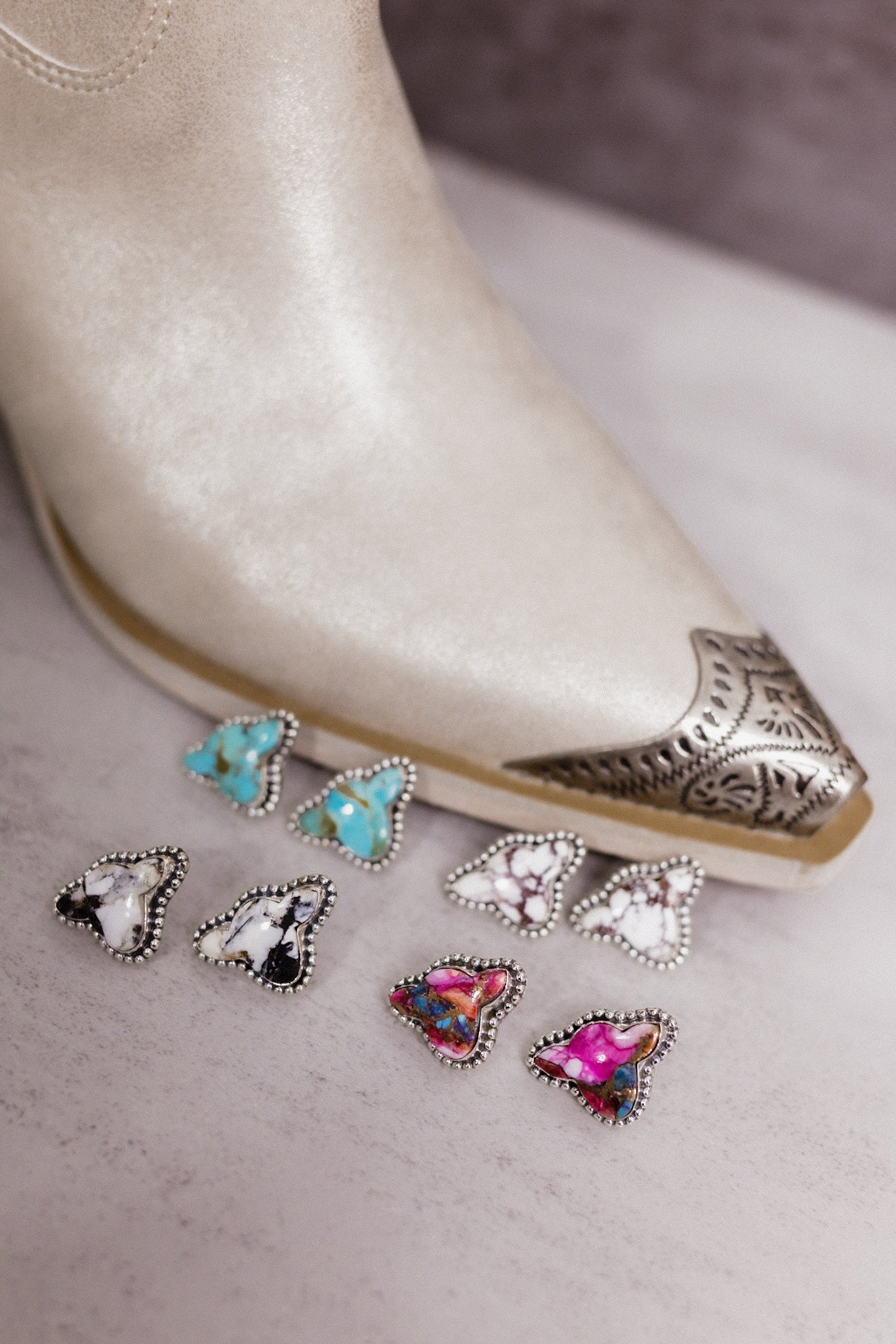 Lil Cow Slab Earrings MADE TO ORDER-Stud Earrings-Krush Kandy, Women's Online Fashion Boutique Located in Phoenix, Arizona (Scottsdale Area)