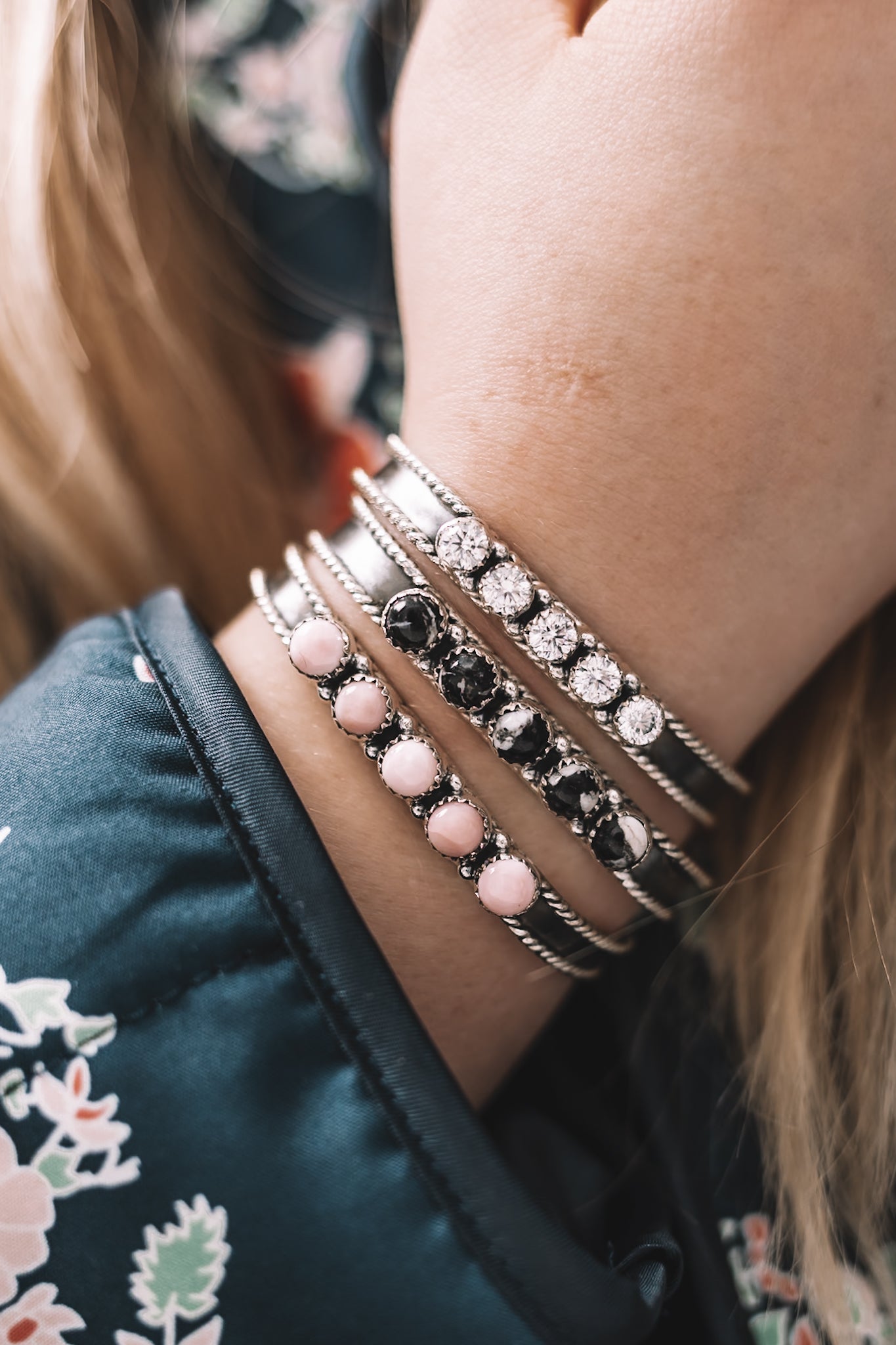 Ramona Stone Bracelet-Gemstone Bracelets-Krush Kandy, Women's Online Fashion Boutique Located in Phoenix, Arizona (Scottsdale Area)
