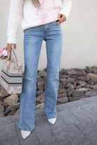 Risen Timeless Charm Bootcut Jeans PLUS/REG-Jeans-Krush Kandy, Women's Online Fashion Boutique Located in Phoenix, Arizona (Scottsdale Area)