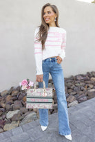 Risen Timeless Charm Bootcut Jeans PLUS/REG-Jeans-Krush Kandy, Women's Online Fashion Boutique Located in Phoenix, Arizona (Scottsdale Area)