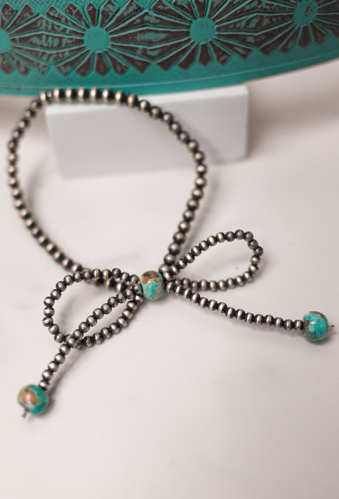 Autumns Mini Desert Pearl Bow Bracelet-Bracelets-Krush Kandy, Women's Online Fashion Boutique Located in Phoenix, Arizona (Scottsdale Area)