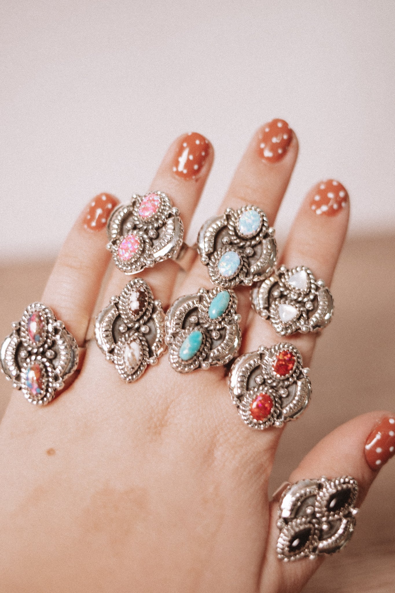 Marlowe's Double Stone Ring-Ring Sizers-Krush Kandy, Women's Online Fashion Boutique Located in Phoenix, Arizona (Scottsdale Area)