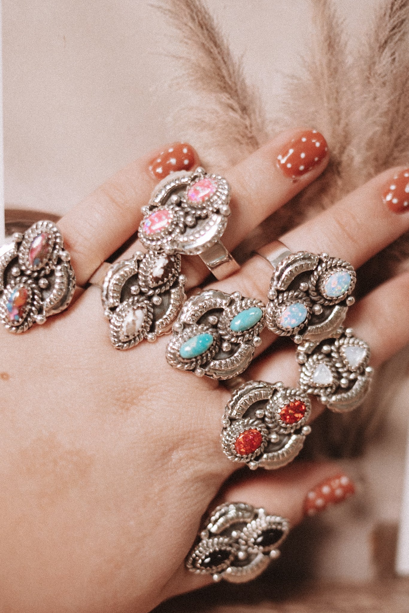 Marlowe's Double Stone Ring-Ring Sizers-Krush Kandy, Women's Online Fashion Boutique Located in Phoenix, Arizona (Scottsdale Area)