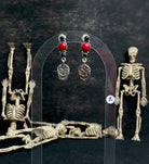 Halloween Studs Rosarita & Black Onyx sno 18-Earrings-Krush Kandy, Women's Online Fashion Boutique Located in Phoenix, Arizona (Scottsdale Area)