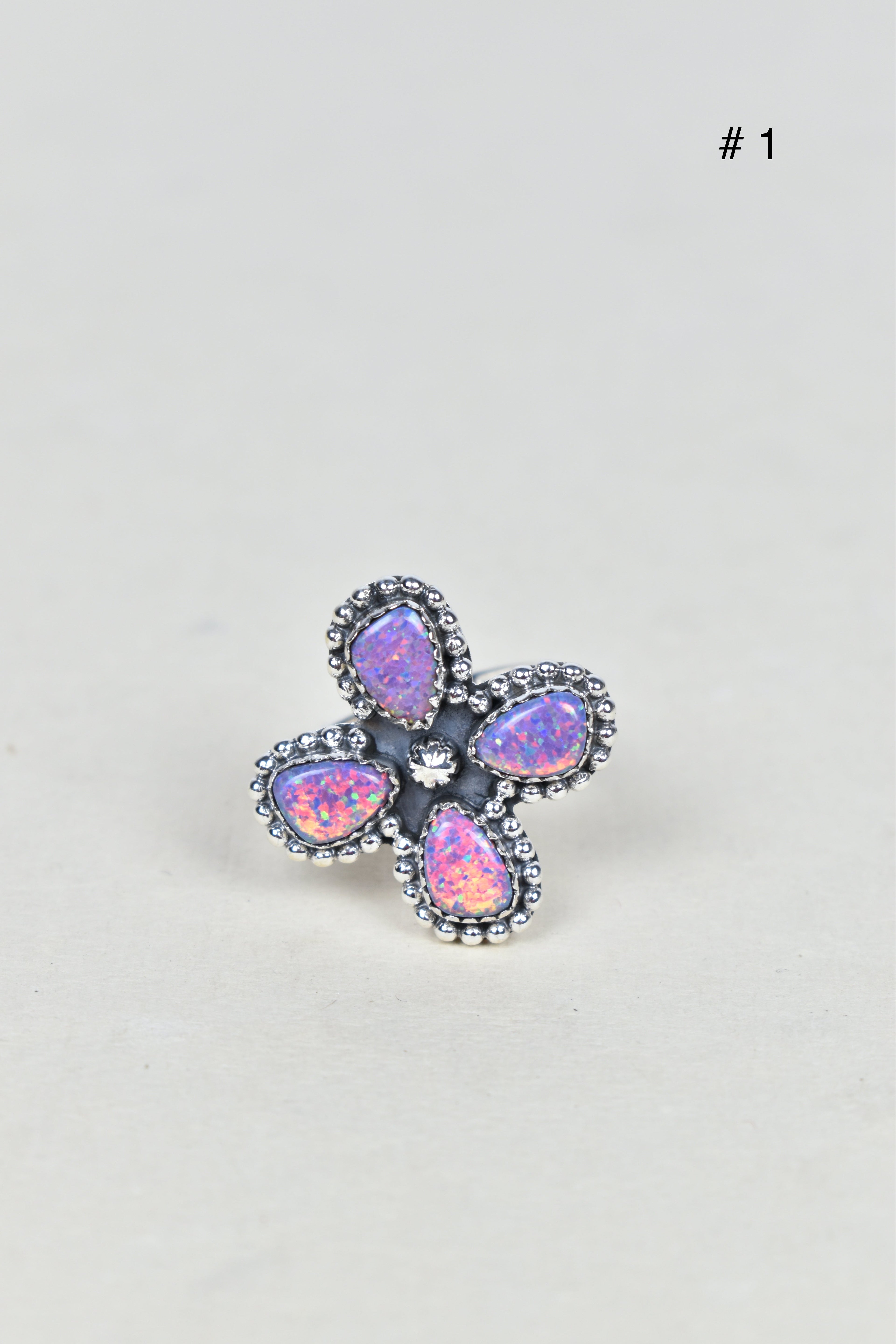 4 Leaf Cluster Ring-Cluster Rings-Krush Kandy, Women's Online Fashion Boutique Located in Phoenix, Arizona (Scottsdale Area)