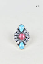 Prop Me Up Sterling Silver Ring-Cluster Rings-Krush Kandy, Women's Online Fashion Boutique Located in Phoenix, Arizona (Scottsdale Area)