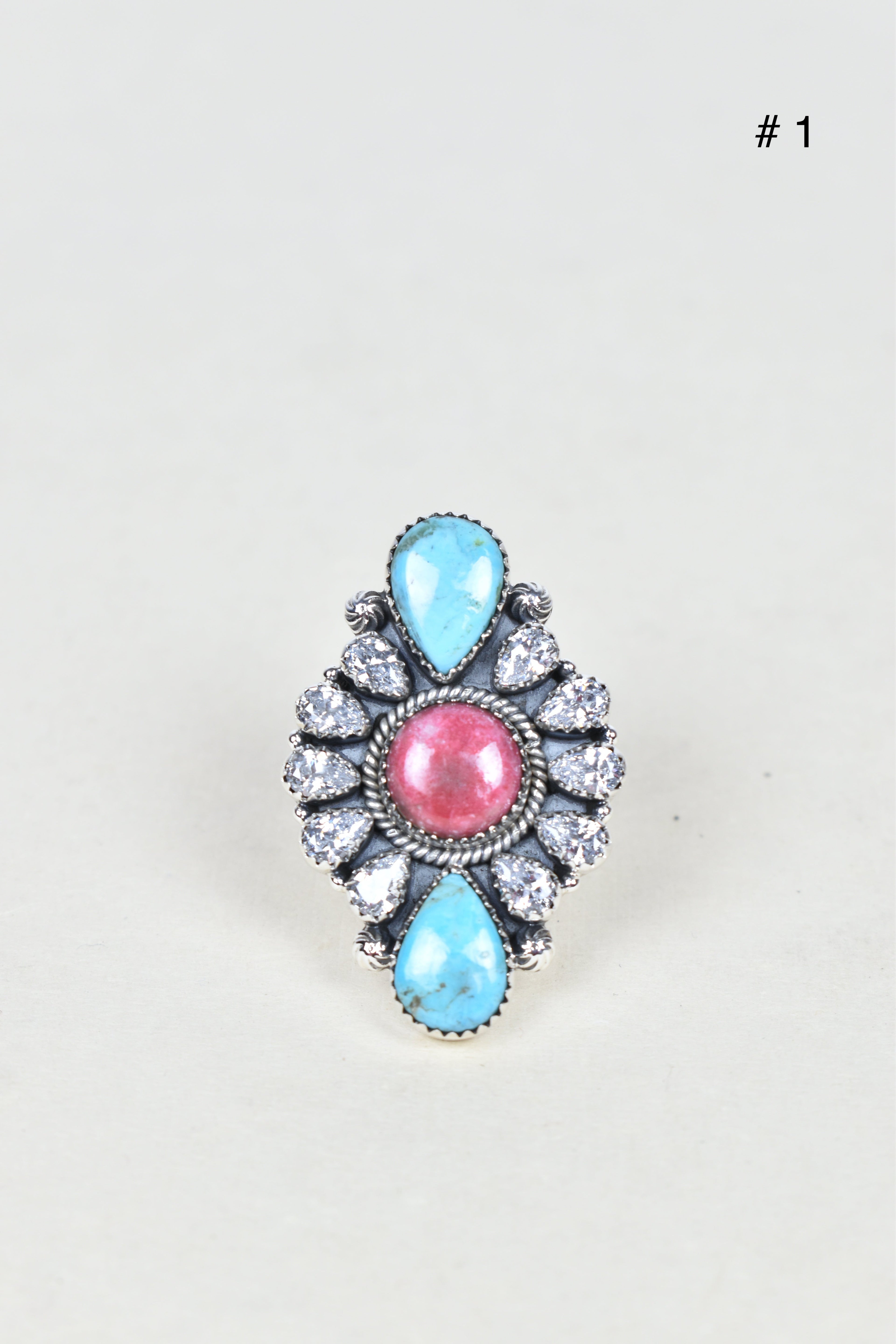 Prop Me Up Sterling Silver Ring-Cluster Rings-Krush Kandy, Women's Online Fashion Boutique Located in Phoenix, Arizona (Scottsdale Area)