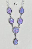 Sterling Silver Y Lariat Gemstone Necklace-Lariat and Y Necklaces-Krush Kandy, Women's Online Fashion Boutique Located in Phoenix, Arizona (Scottsdale Area)