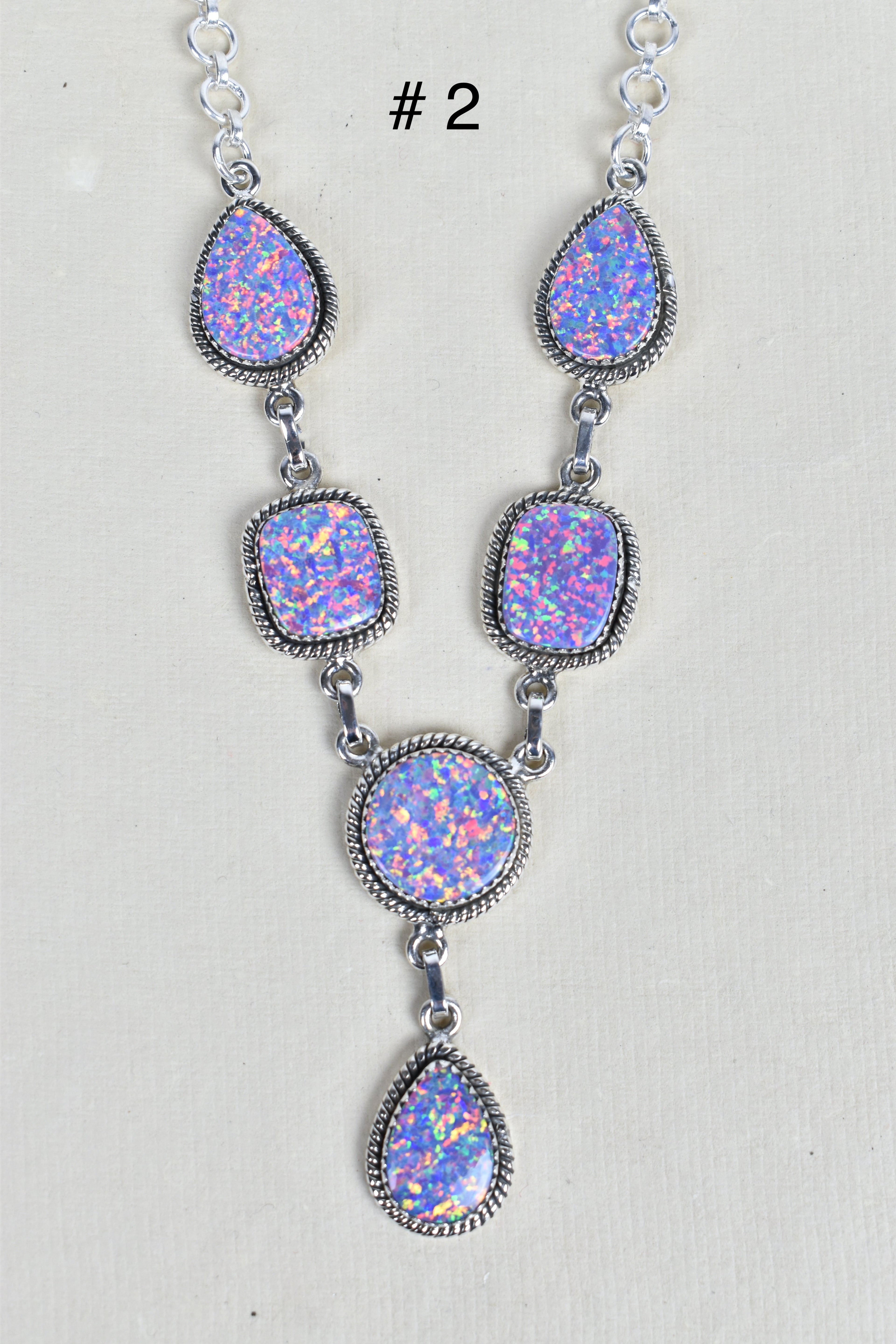 Sterling Silver Y Lariat Gemstone Necklace-Lariat and Y Necklaces-Krush Kandy, Women's Online Fashion Boutique Located in Phoenix, Arizona (Scottsdale Area)