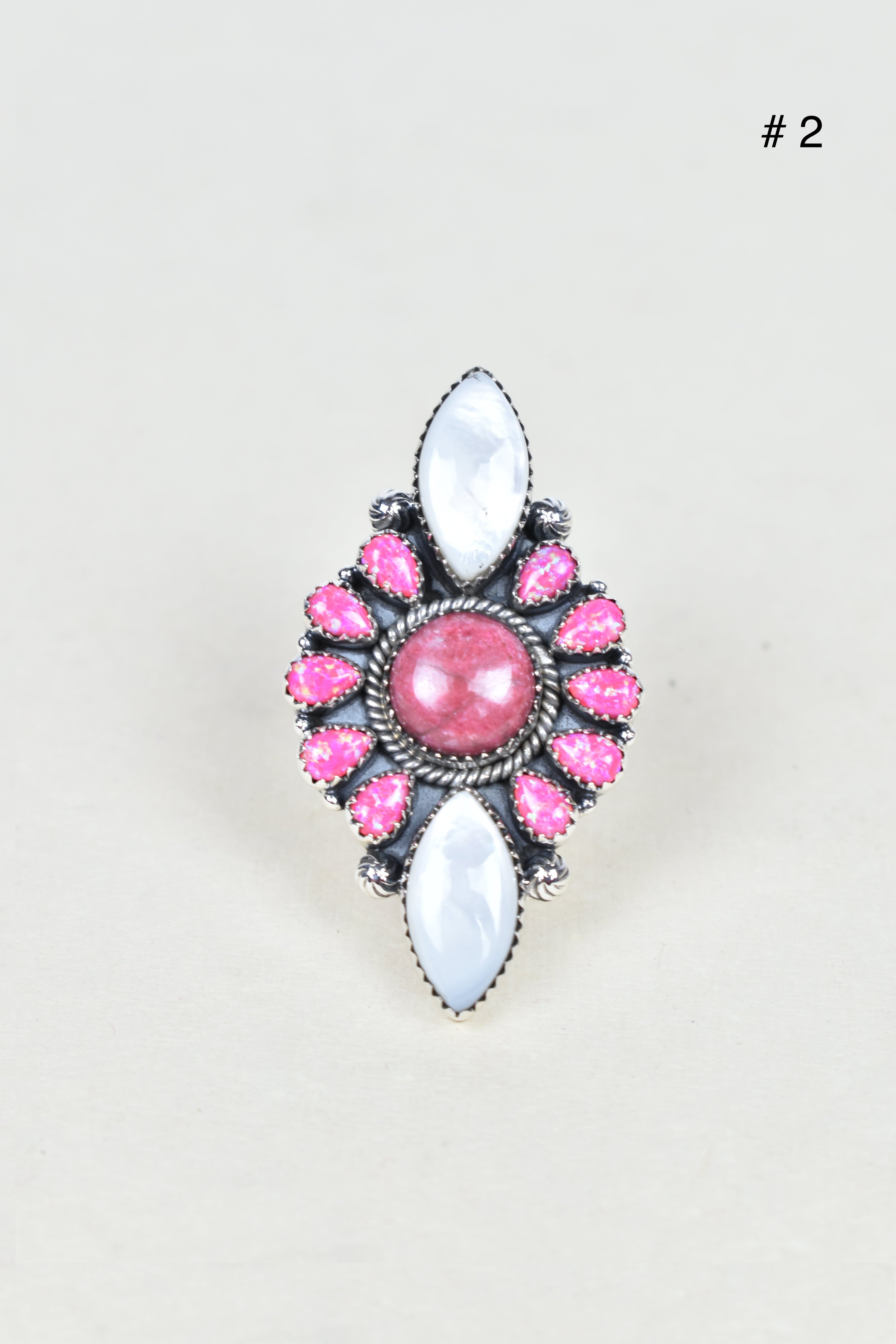 Prop Me Up Sterling Silver Ring-Cluster Rings-Krush Kandy, Women's Online Fashion Boutique Located in Phoenix, Arizona (Scottsdale Area)