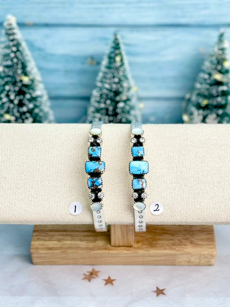 Golden Hills Bar, White Shell & Crystal Cuff-Bracelets-Krush Kandy, Women's Online Fashion Boutique Located in Phoenix, Arizona (Scottsdale Area)