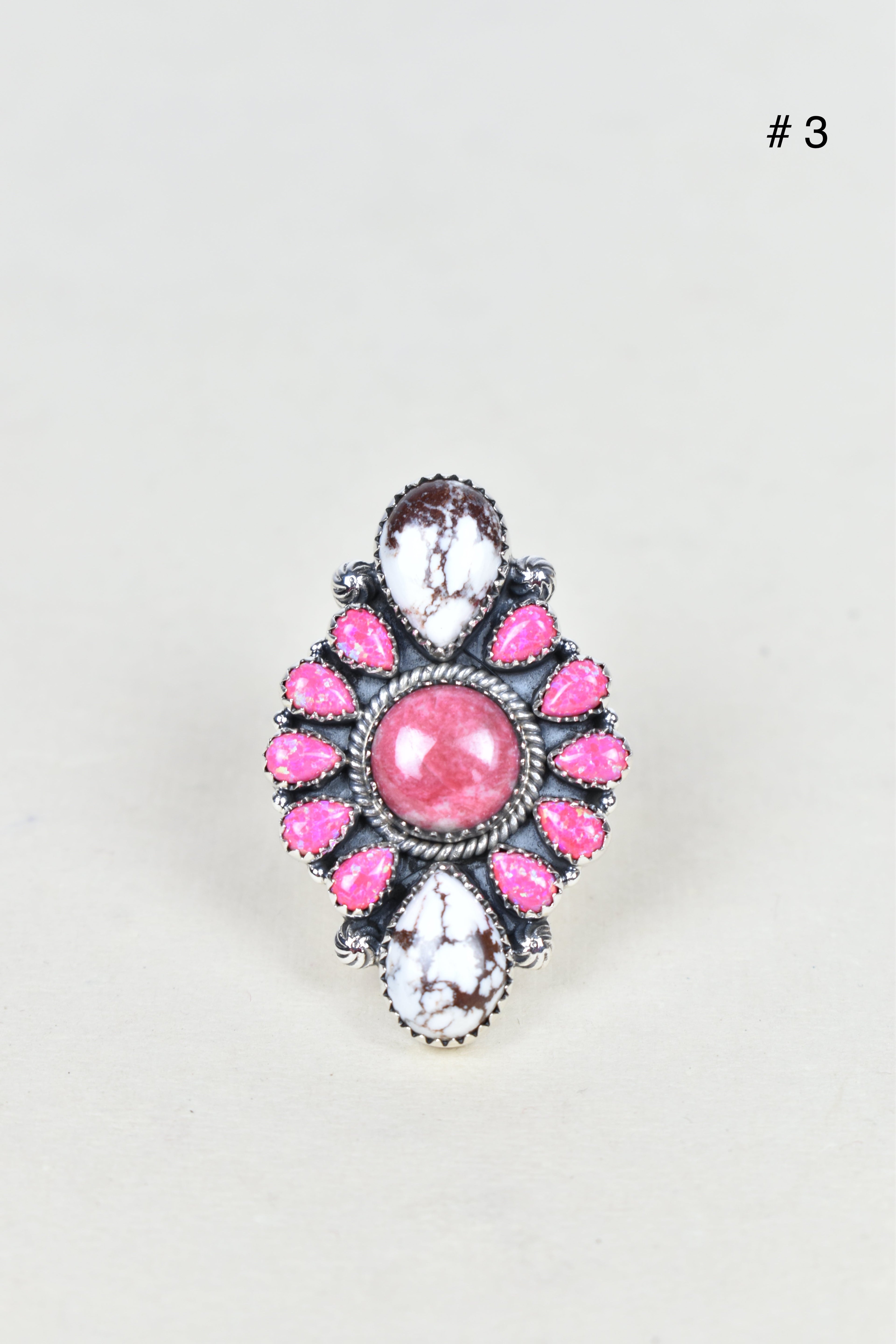 Prop Me Up Sterling Silver Ring-Cluster Rings-Krush Kandy, Women's Online Fashion Boutique Located in Phoenix, Arizona (Scottsdale Area)