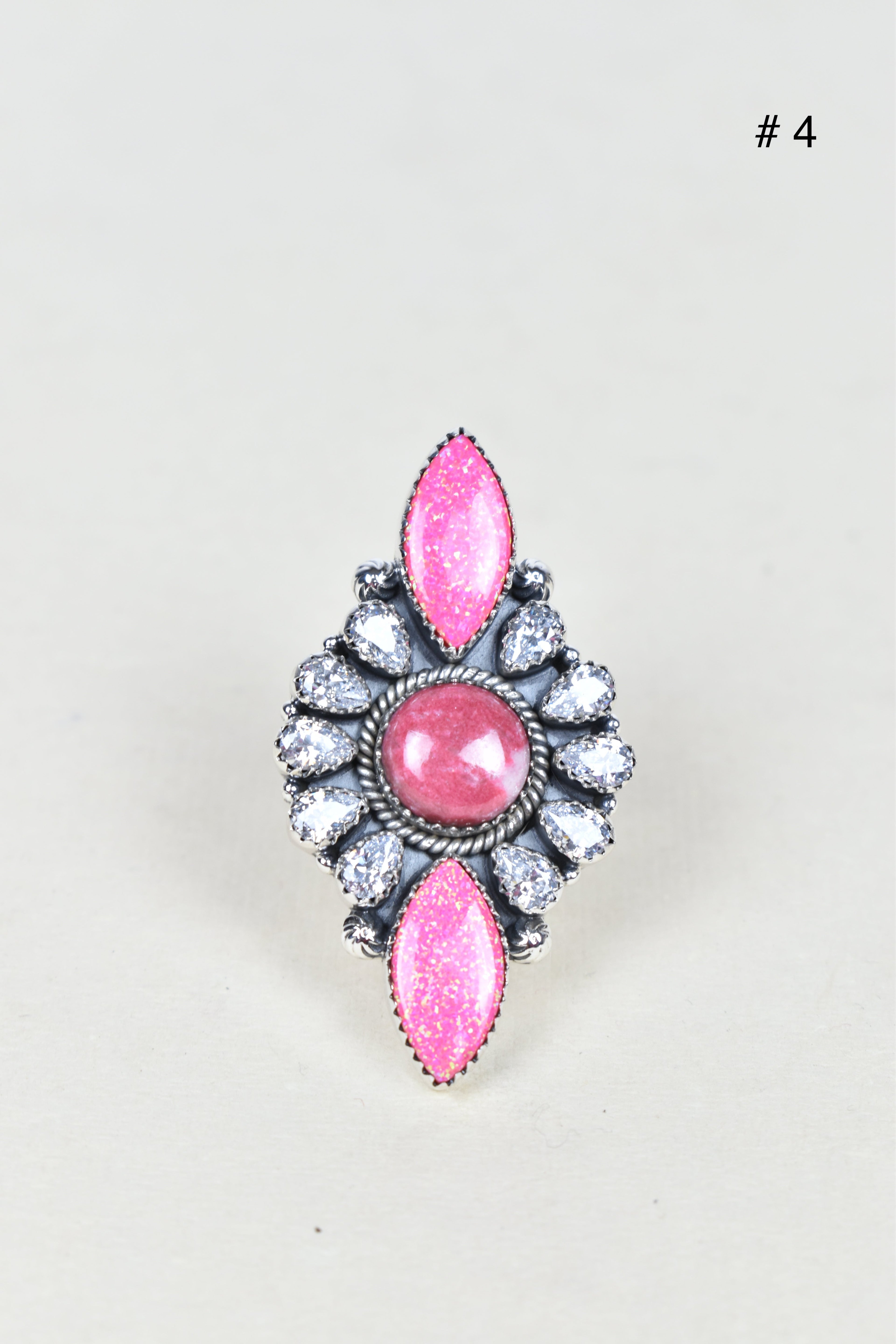 Prop Me Up Sterling Silver Ring-Cluster Rings-Krush Kandy, Women's Online Fashion Boutique Located in Phoenix, Arizona (Scottsdale Area)