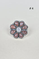 ONE OF A KIND STERLING SILVER CRYSTAL CLUSTER RINGS-Cluster Rings-Krush Kandy, Women's Online Fashion Boutique Located in Phoenix, Arizona (Scottsdale Area)