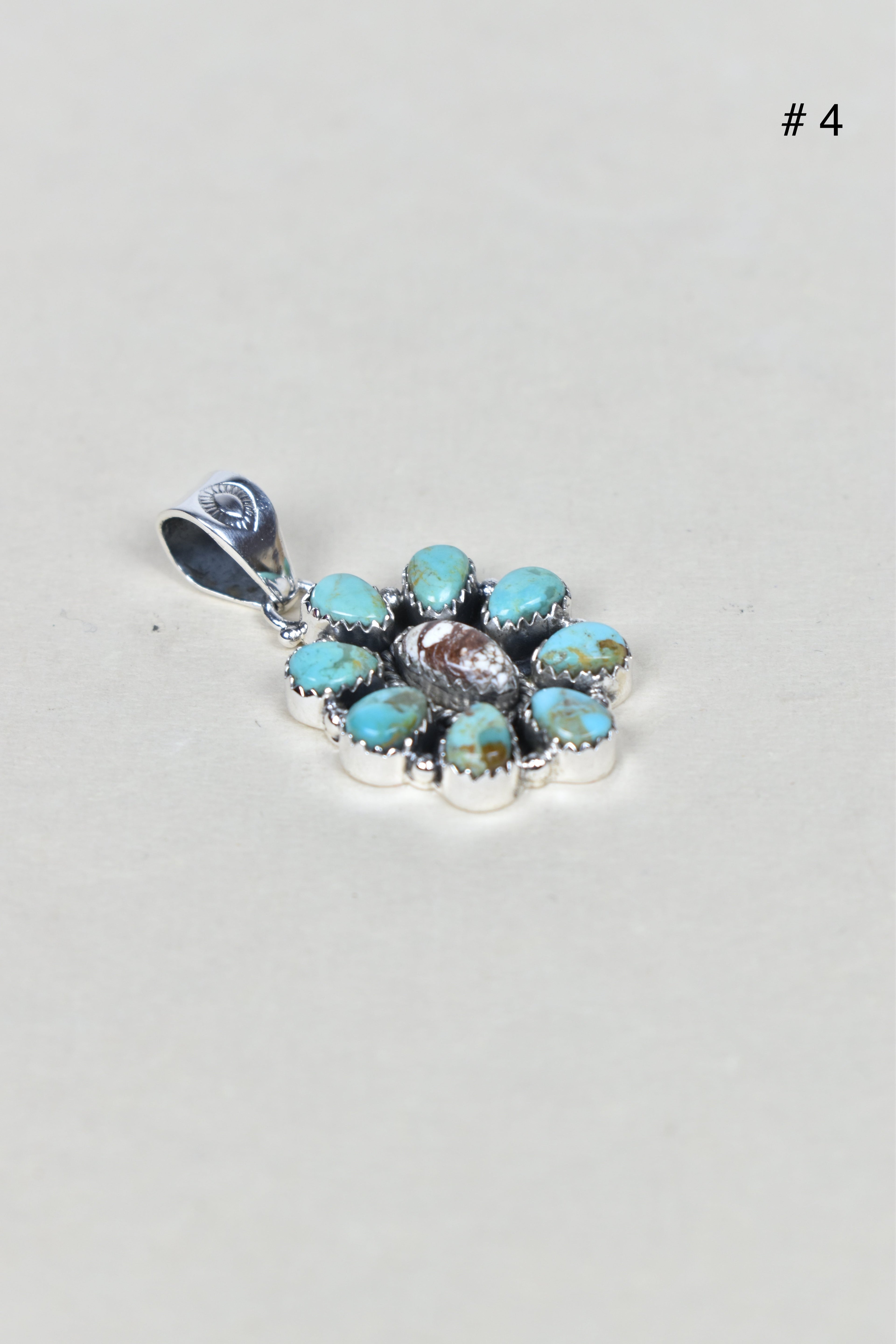 Turquoise Halo Delight Pendant-Pendant Necklaces-Krush Kandy, Women's Online Fashion Boutique Located in Phoenix, Arizona (Scottsdale Area)