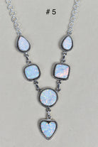 Sterling Silver Y Lariat Gemstone Necklace-Lariat and Y Necklaces-Krush Kandy, Women's Online Fashion Boutique Located in Phoenix, Arizona (Scottsdale Area)
