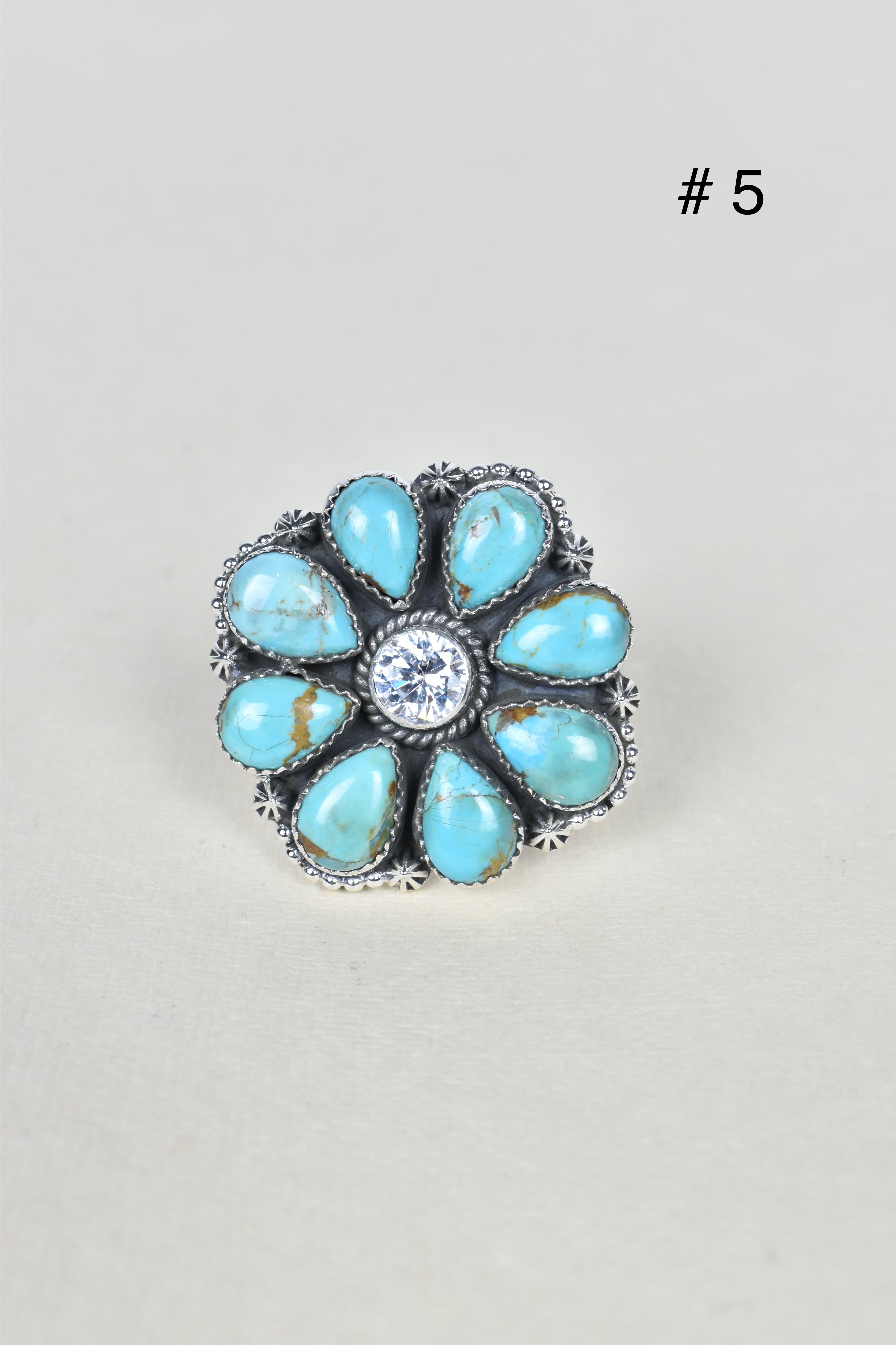 ONE OF A KIND STERLING SILVER CRYSTAL CLUSTER RINGS-Cluster Rings-Krush Kandy, Women's Online Fashion Boutique Located in Phoenix, Arizona (Scottsdale Area)