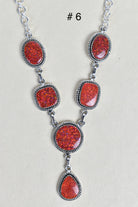 Sterling Silver Y Lariat Gemstone Necklace-Lariat and Y Necklaces-Krush Kandy, Women's Online Fashion Boutique Located in Phoenix, Arizona (Scottsdale Area)