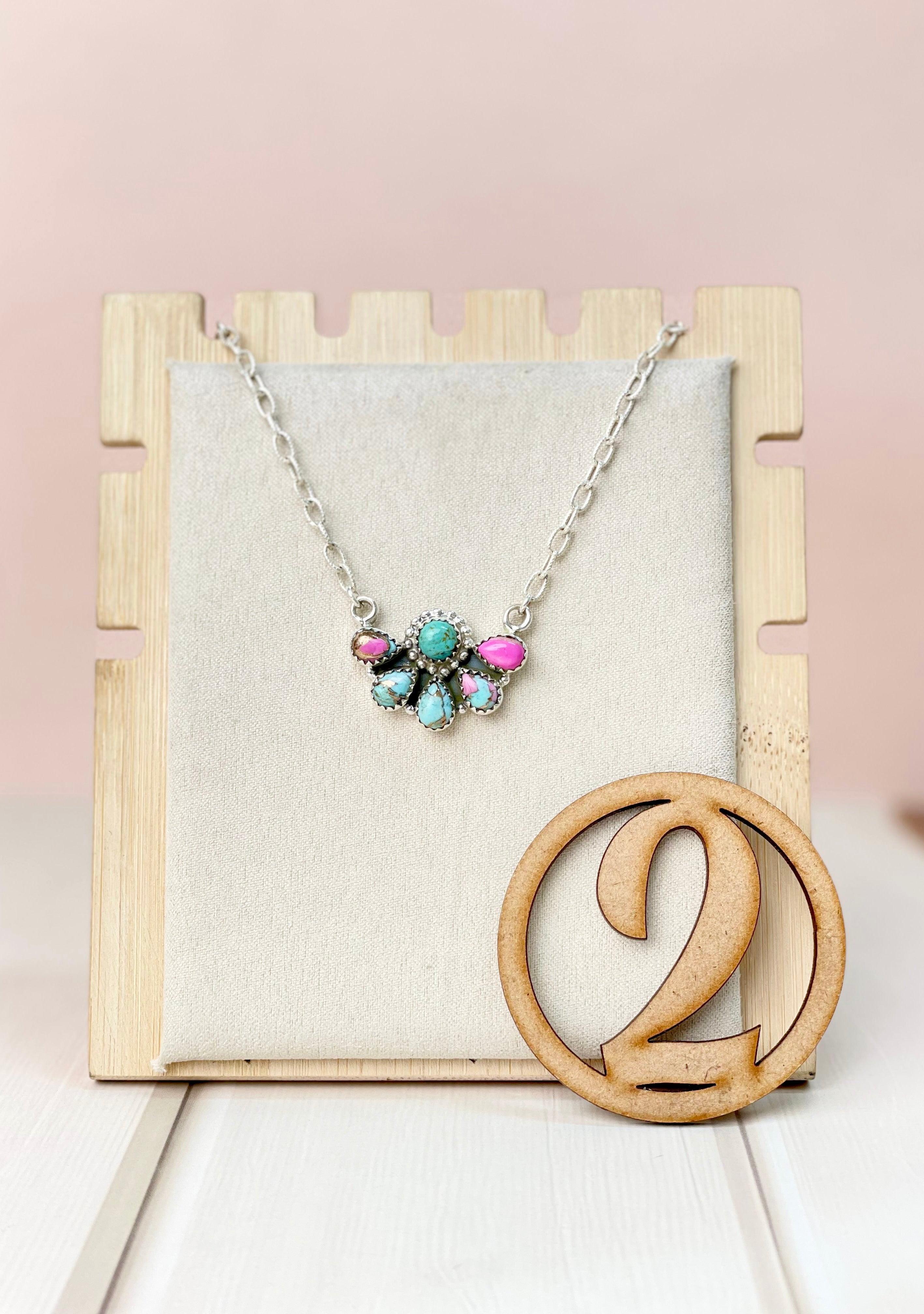 Cotton Candy Dainty Necklace-Necklaces-Krush Kandy, Women's Online Fashion Boutique Located in Phoenix, Arizona (Scottsdale Area)