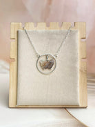 Coco Butterfly in Halo Necklace-Necklaces-Krush Kandy, Women's Online Fashion Boutique Located in Phoenix, Arizona (Scottsdale Area)