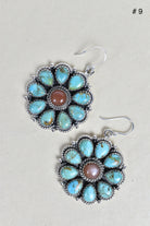Sterling Silver Concho Cluster Earrings-Stud Earrings-Krush Kandy, Women's Online Fashion Boutique Located in Phoenix, Arizona (Scottsdale Area)