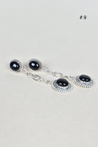 Gem Duet Chain Drop Earrings-Drop Earrings-Krush Kandy, Women's Online Fashion Boutique Located in Phoenix, Arizona (Scottsdale Area)