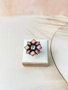 Multi Opal & Crystal Cluster Rings-Rings-Krush Kandy, Women's Online Fashion Boutique Located in Phoenix, Arizona (Scottsdale Area)