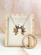 Angel Dahlia & Deer Fawn Necklace no12-Necklaces-Krush Kandy, Women's Online Fashion Boutique Located in Phoenix, Arizona (Scottsdale Area)
