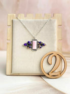 Pink Conch & Berry Dahlia Cluster Necklace-Necklaces-Krush Kandy, Women's Online Fashion Boutique Located in Phoenix, Arizona (Scottsdale Area)