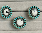Mesmerizing Turquoise & White Buffalo Rings-Ring Sizers-Krush Kandy, Women's Online Fashion Boutique Located in Phoenix, Arizona (Scottsdale Area)