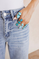 One Of A Kind Turquoise Crawlers-Rings-Krush Kandy, Women's Online Fashion Boutique Located in Phoenix, Arizona (Scottsdale Area)