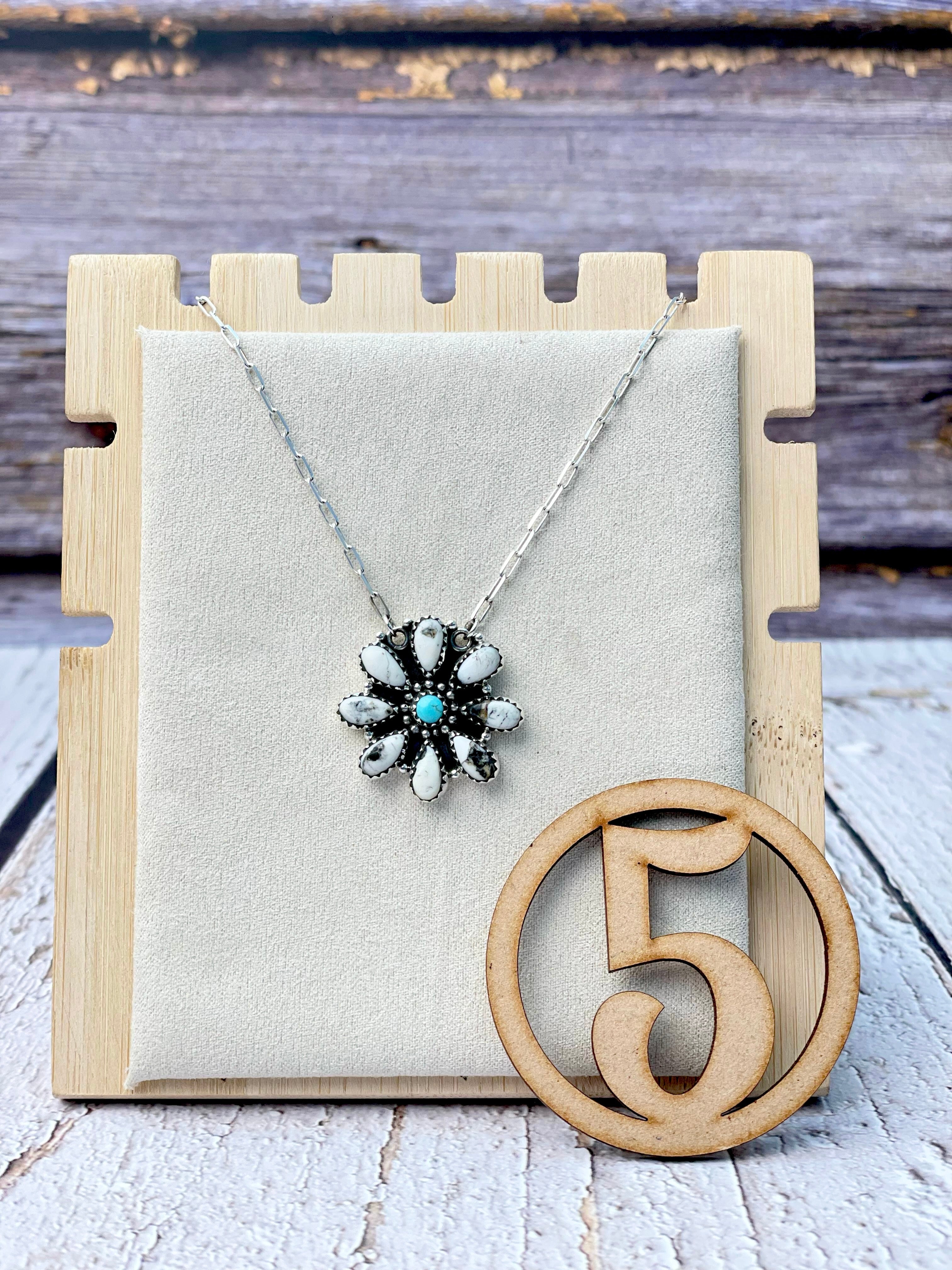 Blooming Stone Necklaces-Necklaces-Krush Kandy, Women's Online Fashion Boutique Located in Phoenix, Arizona (Scottsdale Area)