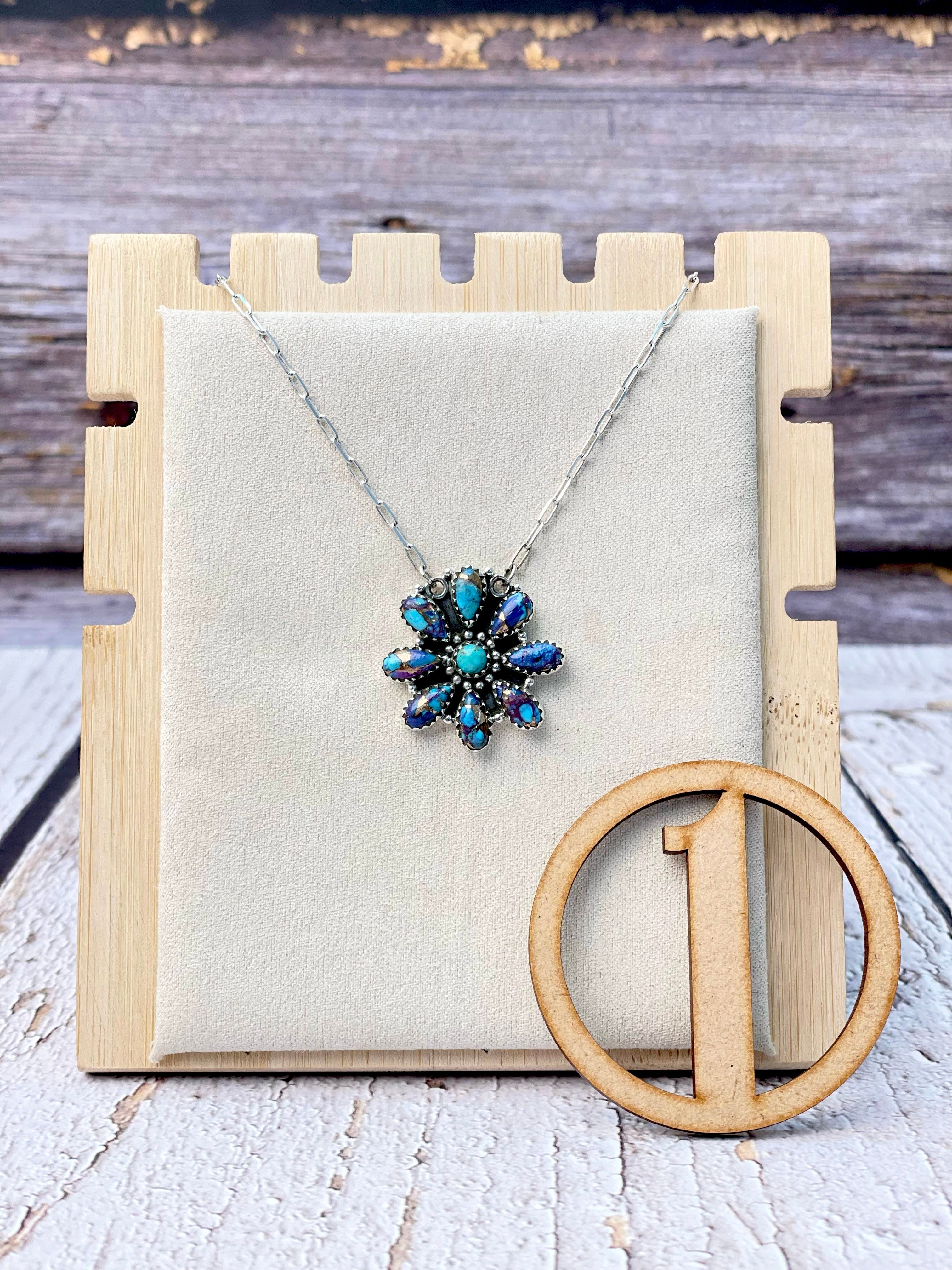 Blooming Stone Necklaces-Necklaces-Krush Kandy, Women's Online Fashion Boutique Located in Phoenix, Arizona (Scottsdale Area)