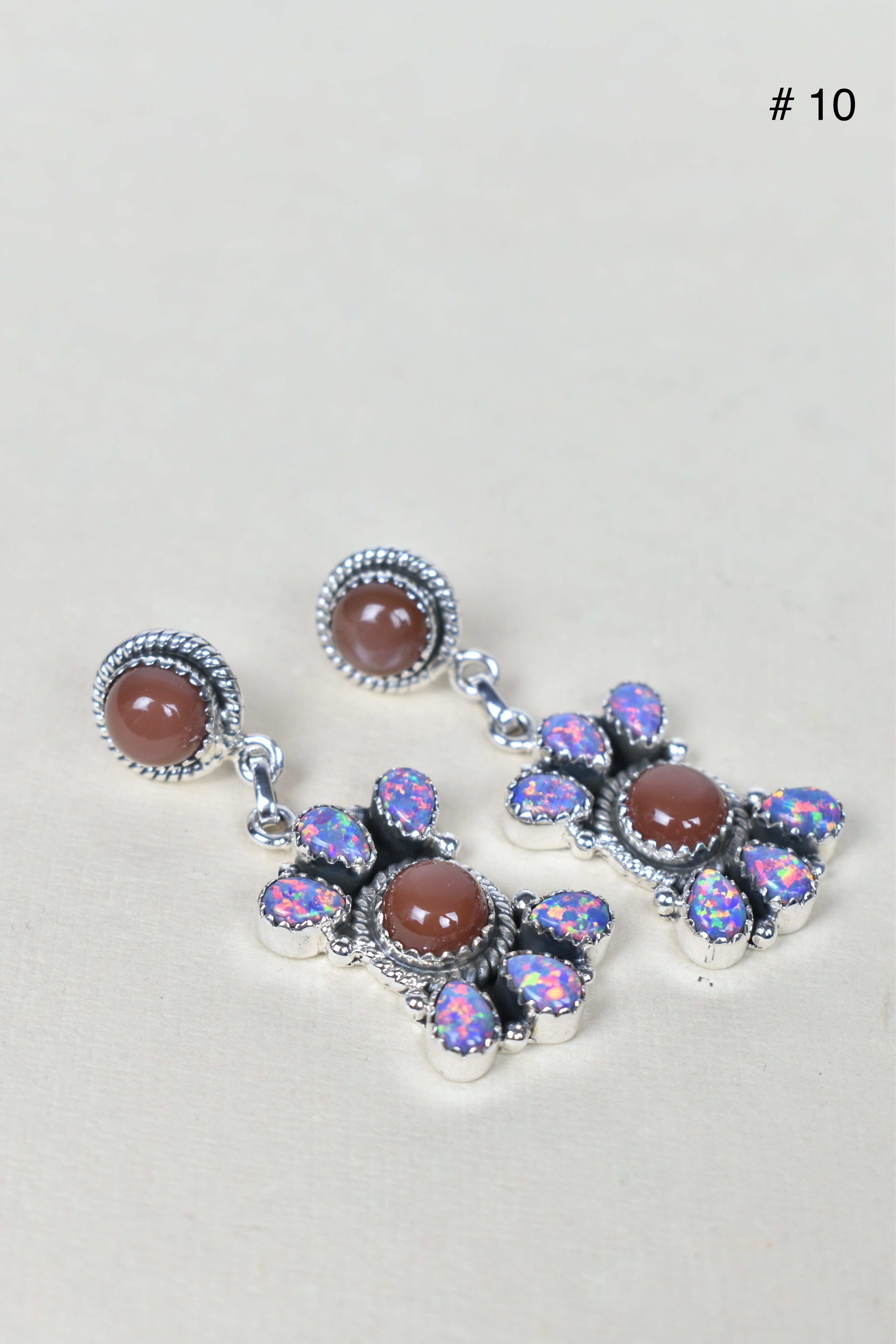 Trine Jewel Cascade Earrings-Drop Earrings-Krush Kandy, Women's Online Fashion Boutique Located in Phoenix, Arizona (Scottsdale Area)