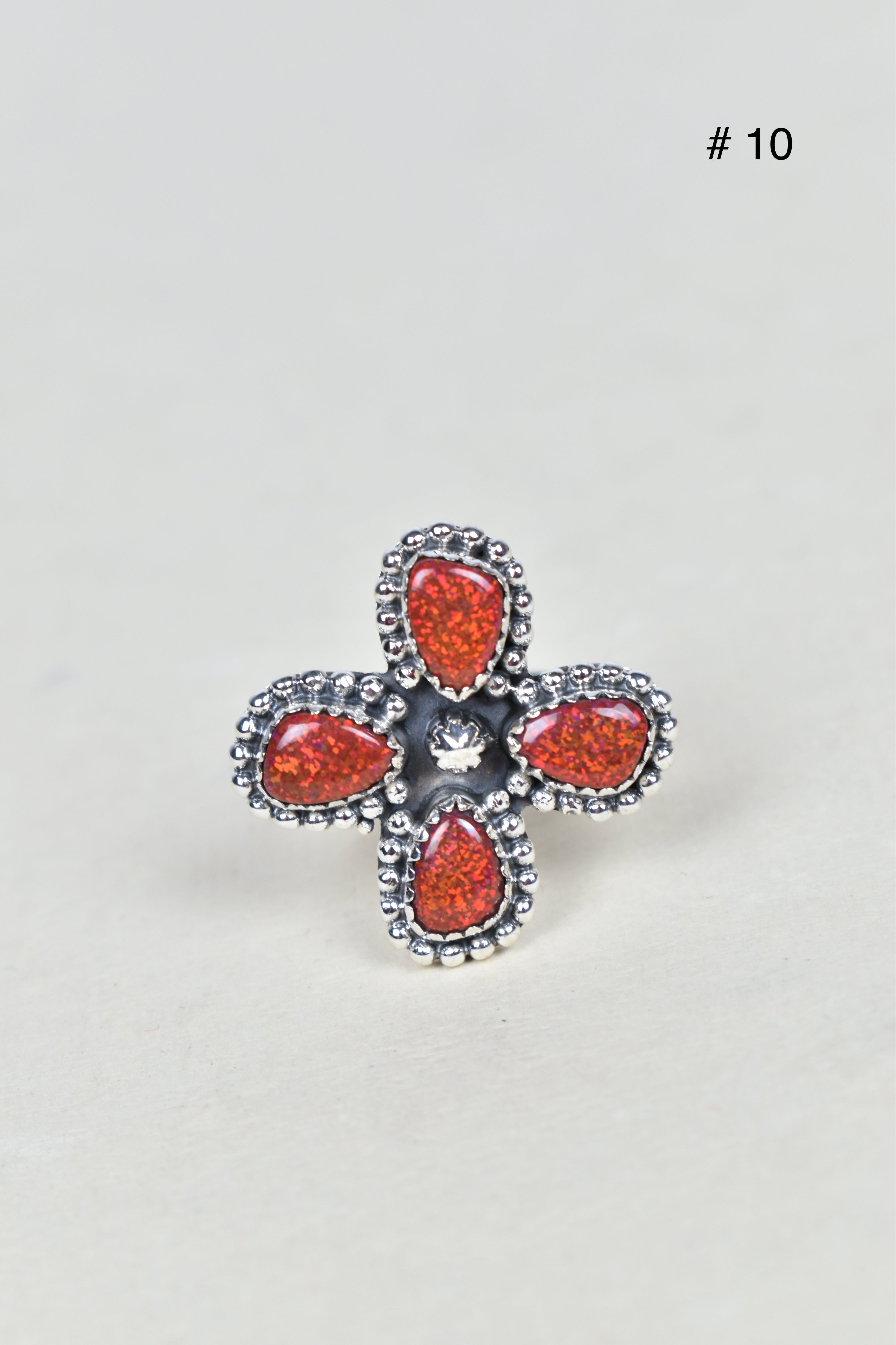 4 Leaf Cluster Ring-Cluster Rings-Krush Kandy, Women's Online Fashion Boutique Located in Phoenix, Arizona (Scottsdale Area)