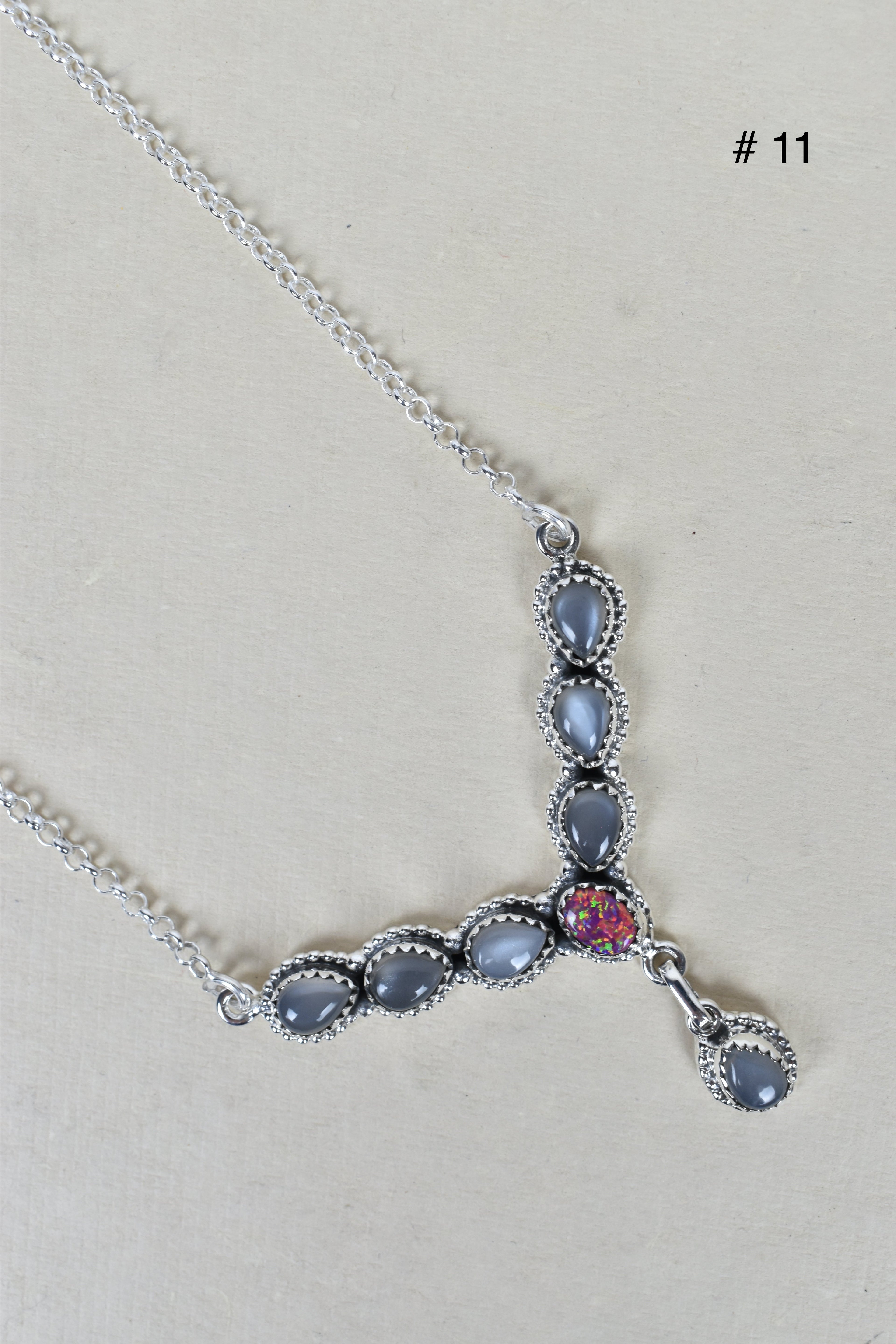 Y Knot Sterling Silver Necklace-Lariat and Y Necklaces-Krush Kandy, Women's Online Fashion Boutique Located in Phoenix, Arizona (Scottsdale Area)
