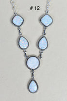 Sterling Silver Y Lariat Gemstone Necklace-Lariat and Y Necklaces-Krush Kandy, Women's Online Fashion Boutique Located in Phoenix, Arizona (Scottsdale Area)