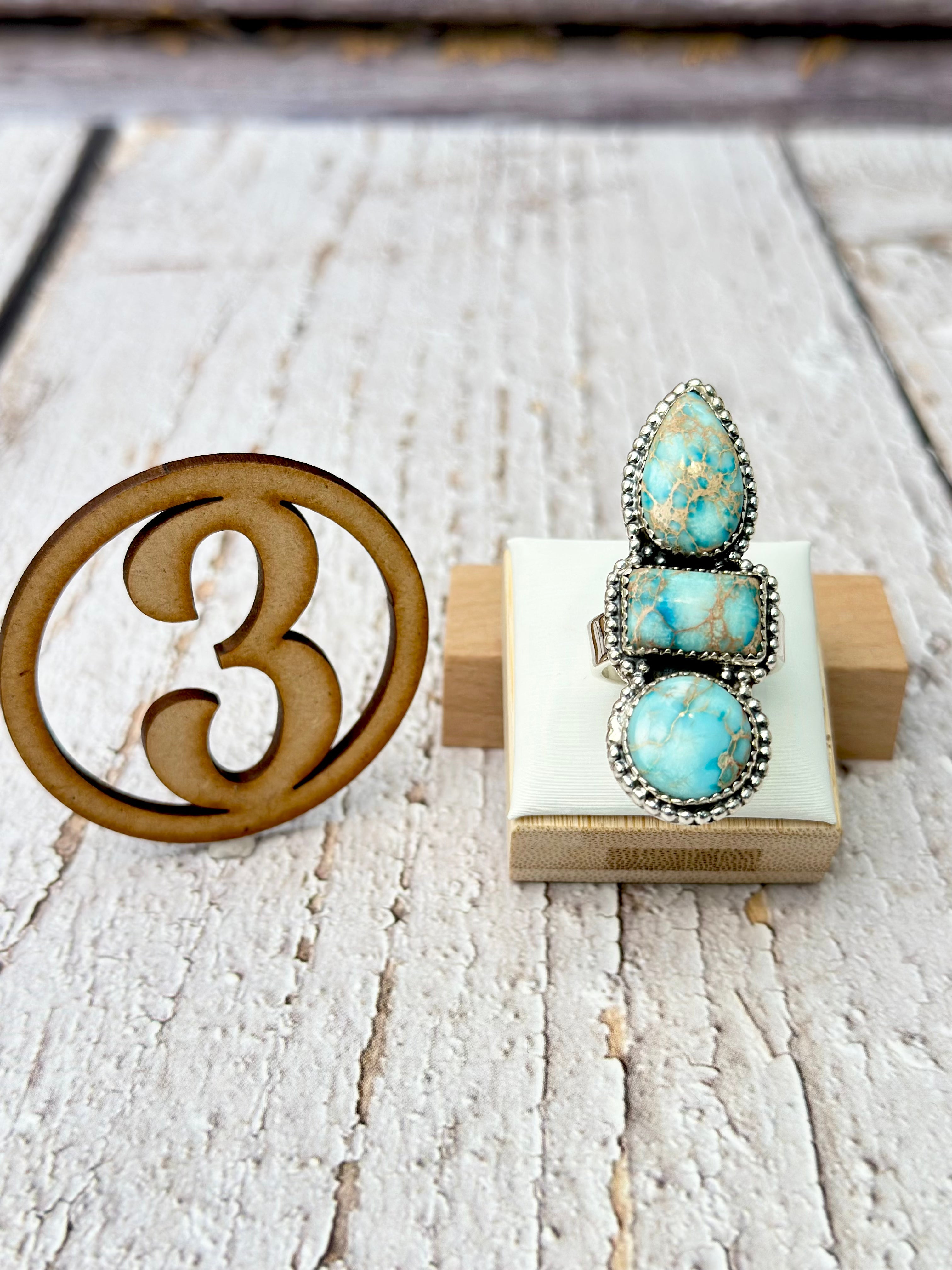 Stunning Three Stone Crawlers-Ring Sizers-Krush Kandy, Women's Online Fashion Boutique Located in Phoenix, Arizona (Scottsdale Area)