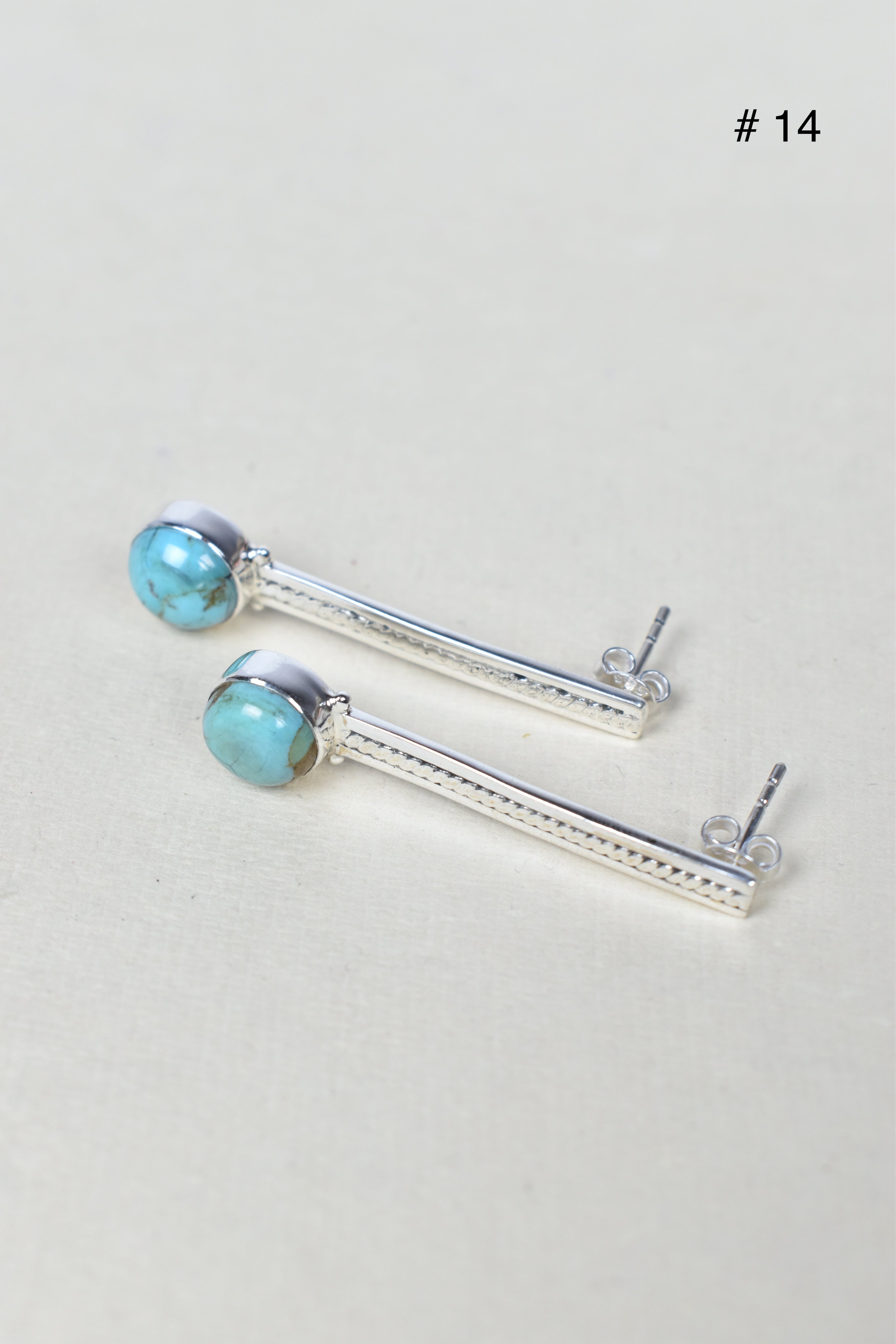 Silver Solitaire Bar Earrings-Drop Earrings-Krush Kandy, Women's Online Fashion Boutique Located in Phoenix, Arizona (Scottsdale Area)