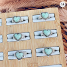 Little Heart Slab Rings-Rings-Krush Kandy, Women's Online Fashion Boutique Located in Phoenix, Arizona (Scottsdale Area)