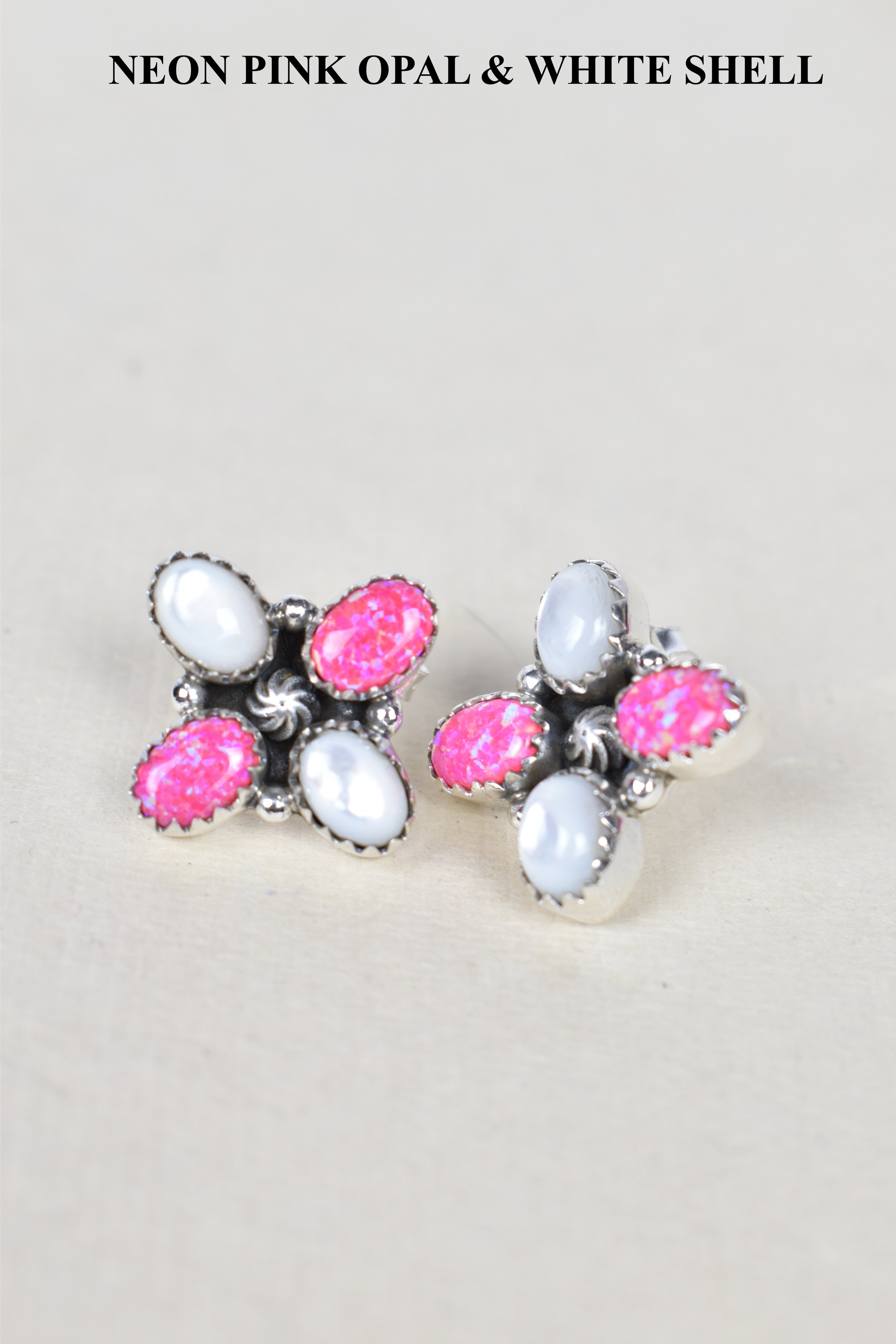 Shirley One of a Kind Stud Cluster Earrings-Stud Earrings-Krush Kandy, Women's Online Fashion Boutique Located in Phoenix, Arizona (Scottsdale Area)