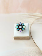 Multi Opal & Crystal Cluster Rings-Rings-Krush Kandy, Women's Online Fashion Boutique Located in Phoenix, Arizona (Scottsdale Area)