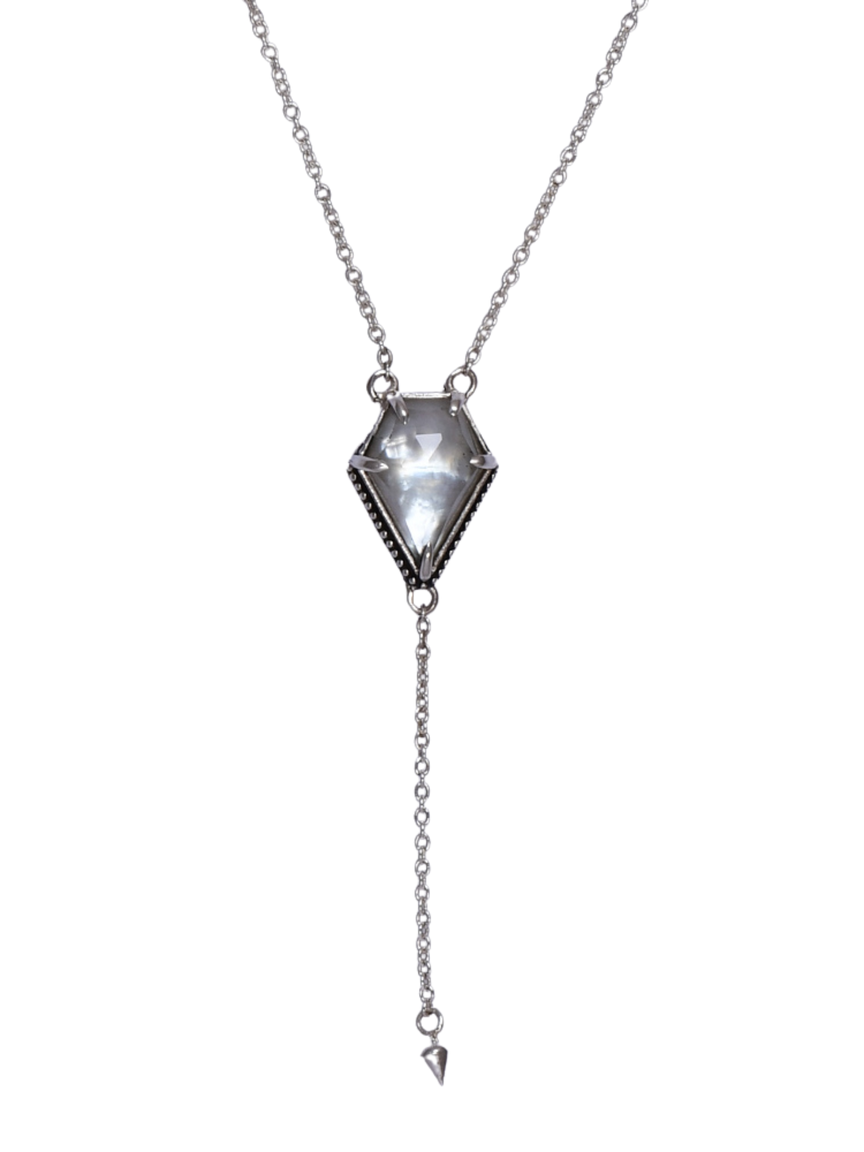 Victoria's Lariat Stone Slab Necklace-Necklaces-Krush Kandy, Women's Online Fashion Boutique Located in Phoenix, Arizona (Scottsdale Area)