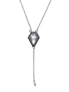 Victoria's Lariat Stone Slab Necklace-Necklaces-Krush Kandy, Women's Online Fashion Boutique Located in Phoenix, Arizona (Scottsdale Area)