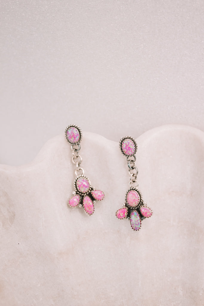 Dangle Cloved Chain Earrings-Drop Earrings-Krush Kandy, Women's Online Fashion Boutique Located in Phoenix, Arizona (Scottsdale Area)