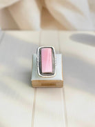 Pink Conch Bar Slab Rings-Rings-Krush Kandy, Women's Online Fashion Boutique Located in Phoenix, Arizona (Scottsdale Area)
