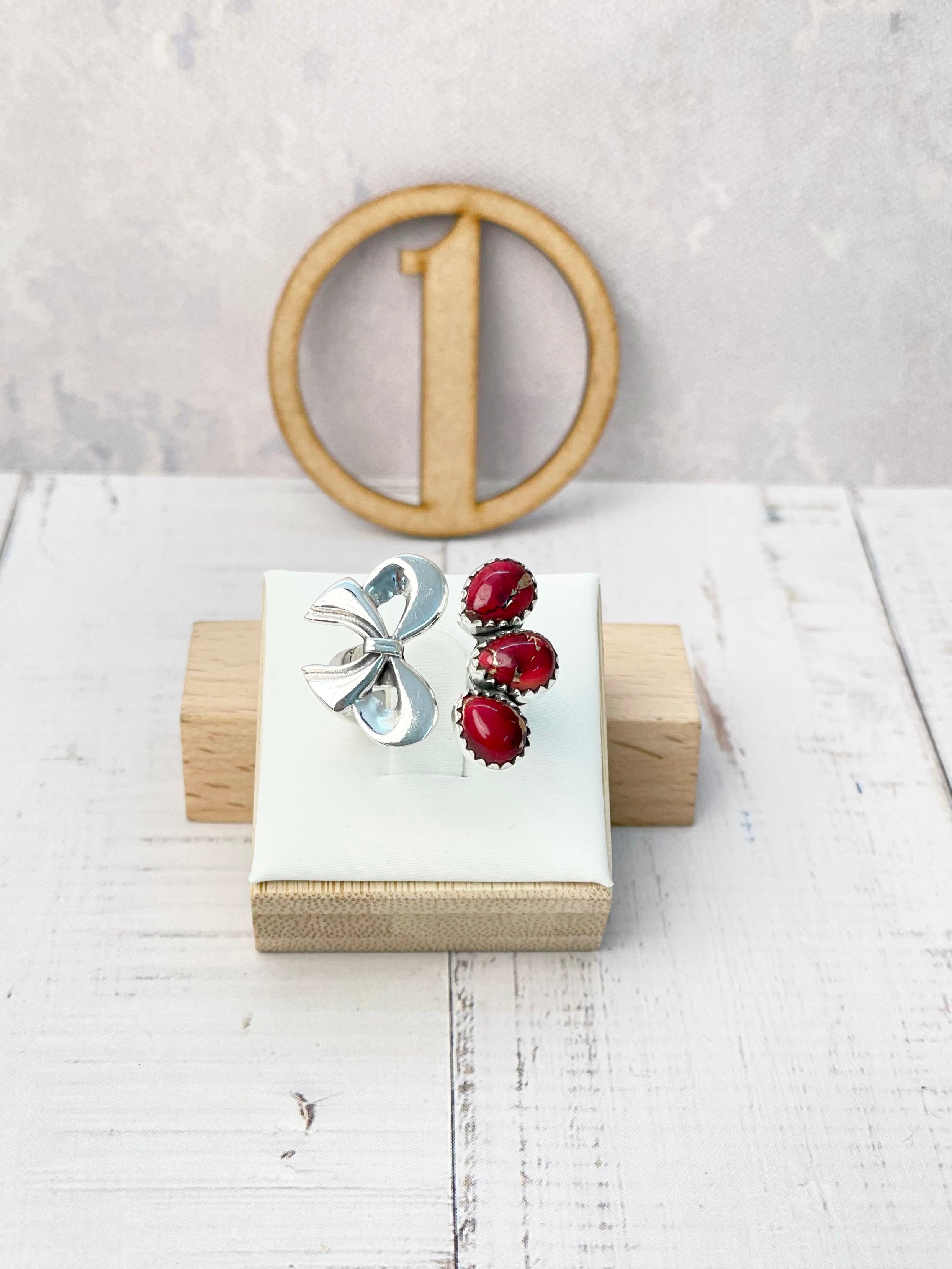 Bow Belle Floating Stone Ring-Ring-Krush Kandy, Women's Online Fashion Boutique Located in Phoenix, Arizona (Scottsdale Area)