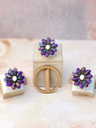 Fiery Jasper Blossom Rings-Rings-Krush Kandy, Women's Online Fashion Boutique Located in Phoenix, Arizona (Scottsdale Area)
